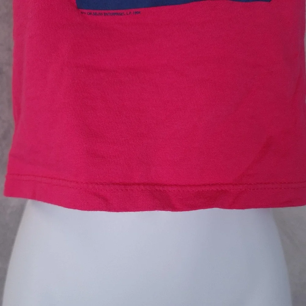 Vintage Dr Seuss Shirt Girls M Pink Cindy Lou Daisy Head Baby Tee 90s